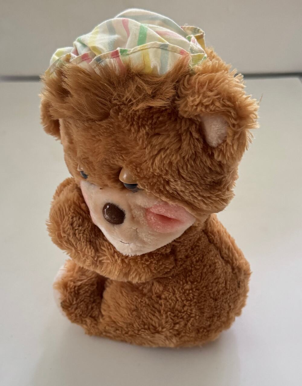 Vintage Fisher Price Plush Night Time Sleepy Bear 10.5” 1985
